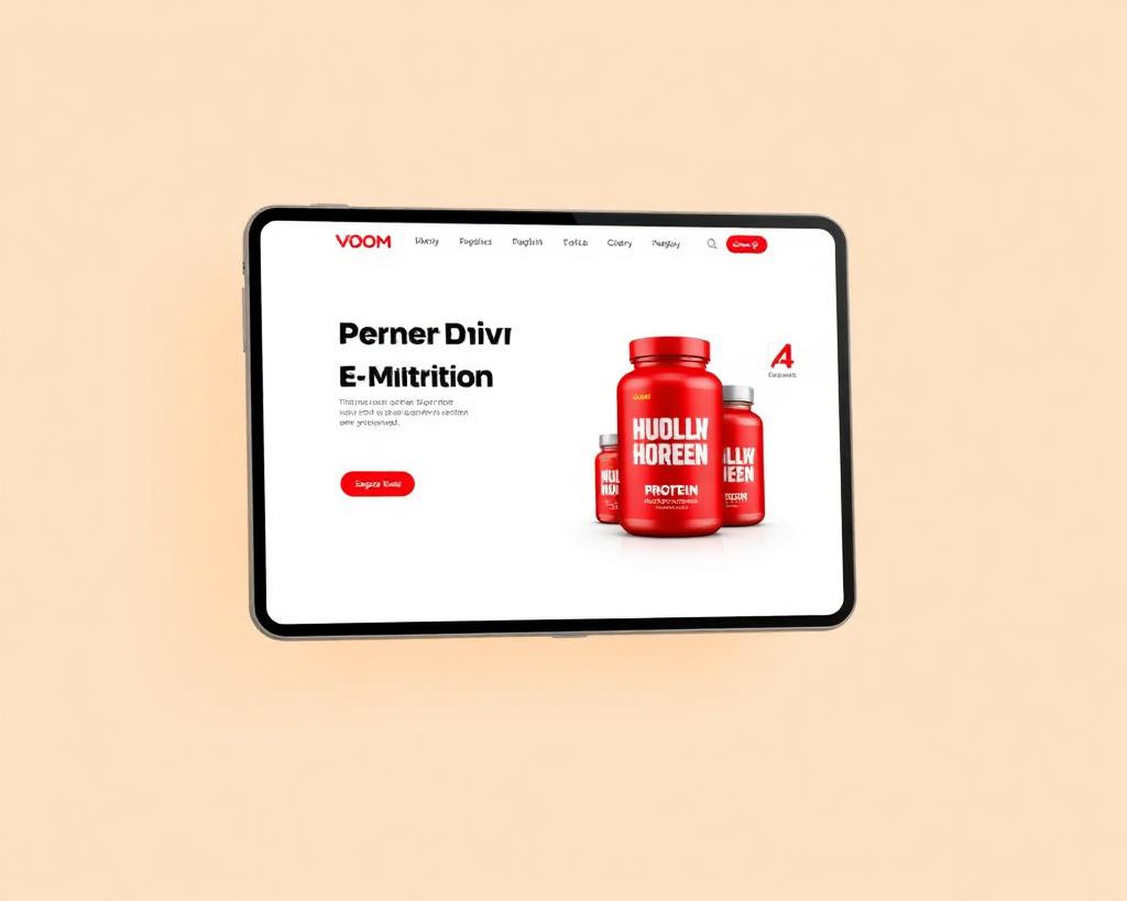 Voom Nutrition website by Orbit Studio