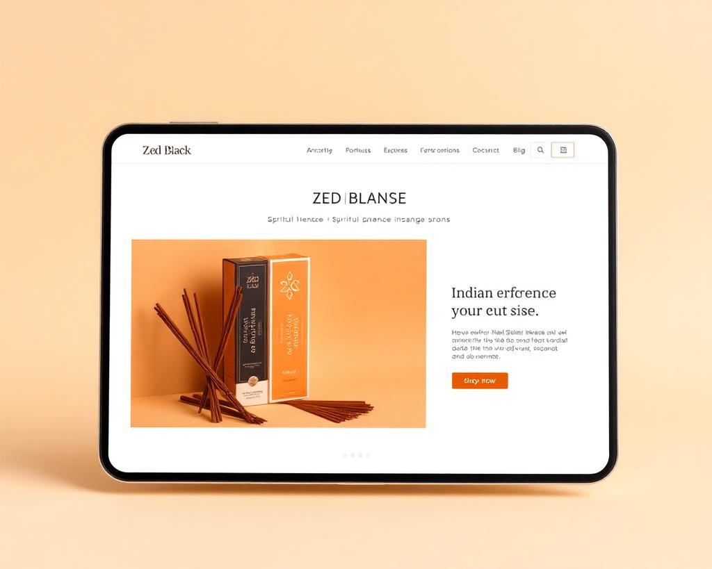 Zed Black website by Orbit Studio